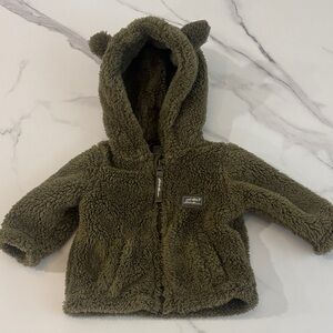 Baby Eddie Bauer Olive Fleece Jacket